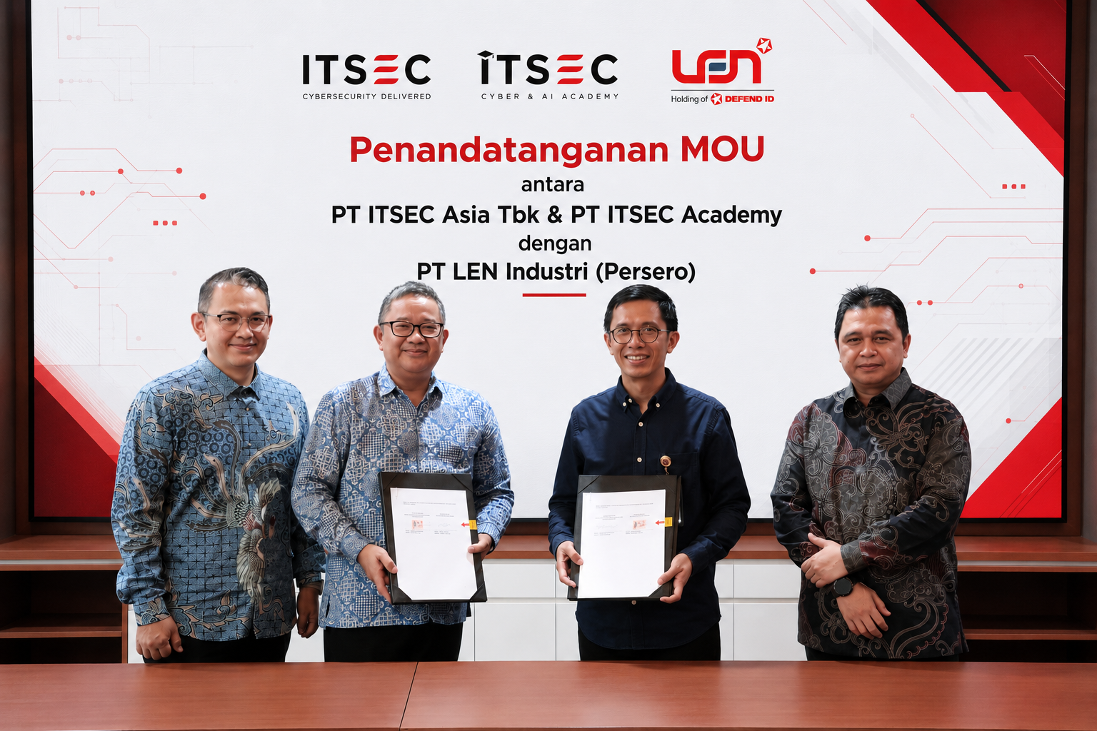 ITSEC Asia and PT Len Industri (Persero) Join Forces to Strengthen Indonesia’s Cybersecurity